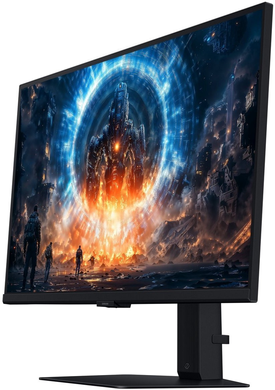 Монiтор Samsung 27" Odyssey G6 (LS27FG606EIXUA) IPS Black 350Hz, 2560&times;1440, 27", 350 Гц, IPS, W-LED, Odyssey G6, 10 біт, 16:9, Кут нахилу 90 градусів; Регулювання кута нахилу; Регулювання висоти, Плаский, HDMI, DisplayPort, 3.5 мм audio, USB Hub, 100&times;100, Матове, 1 мс