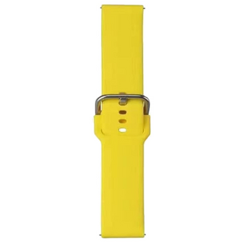 Ремінець універсальний Buckle Solid 22mm Yellow