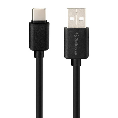 МЗП Gelius GP-HC06 Pro Avangard 2.4A 2USB + Type-C Cable Black