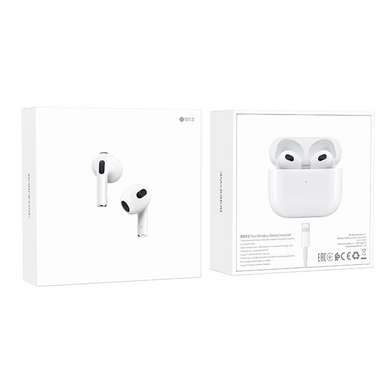 Bluetooth Earphones Borofone BW13 White