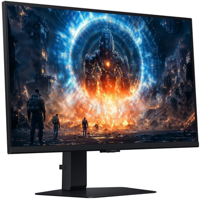 Монiтор Samsung 27" Odyssey G6 (LS27FG606EIXUA) IPS Black 350Hz, 2560&times;1440, 27", 350 Гц, IPS, W-LED, Odyssey G6, 10 біт, 16:9, Кут нахилу 90 градусів; Регулювання кута нахилу; Регулювання висоти, Плаский, HDMI, DisplayPort, 3.5 мм audio, USB Hub, 100&times;100, Матове, 1 мс