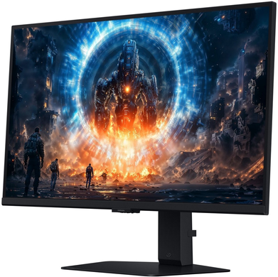 Монiтор Samsung 27" Odyssey G6 (LS27FG606EIXUA) IPS Black 350Hz, 2560&times;1440, 27", 350 Гц, IPS, W-LED, Odyssey G6, 10 біт, 16:9, Кут нахилу 90 градусів; Регулювання кута нахилу; Регулювання висоти, Плаский, HDMI, DisplayPort, 3.5 мм audio, USB Hub, 100&times;100, Матове, 1 мс