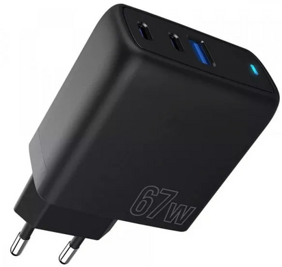 МЗП Proove Shot GaN WCSG67120002 67W 2Type-C/1USB Black