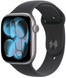 Apple Watch Series 11 GPS 46mm Space Grey Aluminium Case with Black Sport Band M/L MEV44