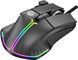 Миша GamePro GM500B Black, Black, Ігрова, Дротова, 8, USB, 10000, 1.60 м, Пластик, 123 &times; 83 &times; 43 мм, Ергономічний для правої руки, Оптичний