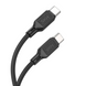 Кабель Hoco X90 Type-C to Type-C 60W 1m Black