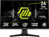 Монітор MSI 23.8" G242F IPS 200Hz Black, Геймінг, 1920&times;1080, 23.8", 200 Гц, IPS, W-LED, G242, 8 біт, 16:9, Регулювання кута нахилу, Плаский, HDMI, DisplayPort, 100&times;100, Матове, 1 мс