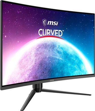 Монітор MSI 31.5 G32CQ5P Black, Black, 2560&times;1440, 31.5", 170 Гц, VA, W-LED, G32, 10 біт, 16:9, Регулювання кута нахилу; Регулювання висоти, Вигнутий, DisplayPort, 3.5 мм audio, 2&times;HDMI, 75&times;75, Матове, 1 мс