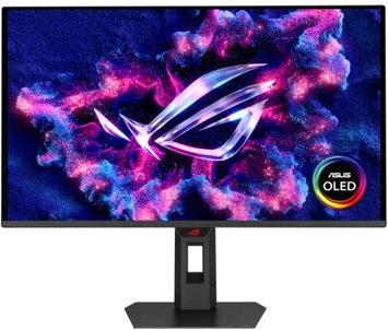 Монітор Asus 26.5" ROG Strix XG27AQDPG (90LM0C50-B01971) QD-OLED Black 500Hz, Геймінг, 2560&times;1440, 26.5", 500 Гц, QD-OLED, QD-OLED, ROG Strix, 10 біт, 16:9, Кут нахилу 90 градусів; Регулювання кута нахилу; Регулювання висоти, Плаский, 3.5 мм audio, HDMI, DisplayPort, 100&times;100, Матове, 0.03 мс