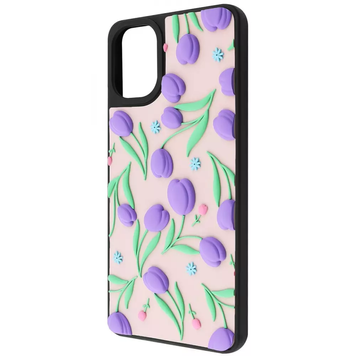 Накладка Samsung A06 (A065F) Wave Doodle Flowers