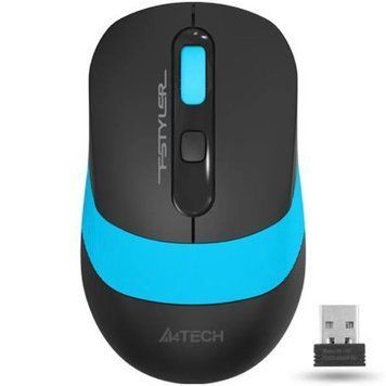Миша бездротова A4Tech FG10 Black/Blue USB, Black/Blue