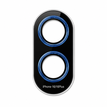 Скло BASIC Camera iPhone 16/16Plus Blue