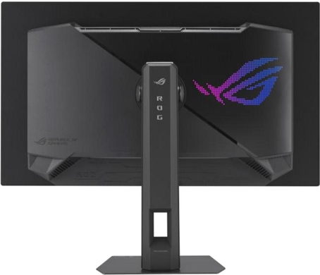 Монітор Asus 26.5" ROG Strix XG27AQDPG (90LM0C50-B01971) QD-OLED Black 500Hz, Геймінг, 2560&times;1440, 26.5", 500 Гц, QD-OLED, QD-OLED, ROG Strix, 10 біт, 16:9, Кут нахилу 90 градусів; Регулювання кута нахилу; Регулювання висоти, Плаский, HDMI, DisplayPort, 3.5 мм audio, 100&times;100, Матове, 0.03 мс