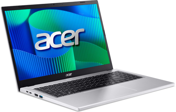 Ноутбук Acer Extensa 15 EX215-57-34RH (NX.EJAEU.001) Silver, Silver, Extensa 15, Офіс, Навчання, Core i3-1315U, Intel Core i3, 6, SSD, 512 ГБ, Інтегрована, Intel UHD Graphics, Інтегрована, DDR5, 8 ГБ, 4800 МГц, 15.6", 1920&times;1080, IPS, 250 ніт, 60 Гц, USB-A; USB-A; USB-C; USB-C; HDMI 2.1, 50 Вт&middot;год