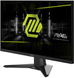 Монітор MSI 23.8" G242F IPS 200Hz Black, Геймінг, 1920&times;1080, 23.8", 200 Гц, IPS, W-LED, G242, 8 біт, 16:9, Регулювання кута нахилу, Плаский, HDMI, DisplayPort, 100&times;100, Матове, 1 мс
