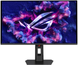 Монітор Asus 26.5" ROG Strix XG27AQDPG (90LM0C50-B01971) QD-OLED Black 500Hz, Геймінг, 2560&times;1440, 26.5", 500 Гц, QD-OLED, QD-OLED, ROG Strix, 10 біт, 16:9, Кут нахилу 90 градусів; Регулювання кута нахилу; Регулювання висоти, Плаский, HDMI, DisplayPort, 3.5 мм audio, 100&times;100, Матове, 0.03 мс