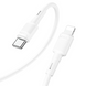 Кабель Hoco X83 Type-C to Lightning 1m White