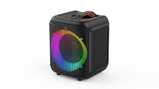 Велико-габаритна Bluetooth Колонка Tranyoo B14 RGB Black, Bluetooth, AUX, USB, TF-карта, Акумулятор, 10 Вт, До 4 годин, RGB підсвітка, Караоке, Мікрофон у комплекті