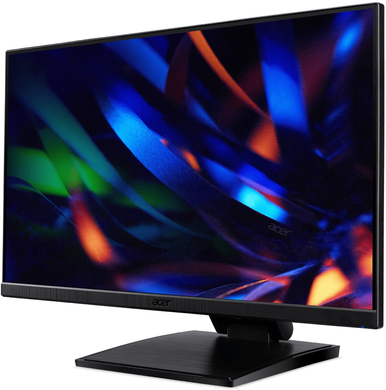 Монітор Acer 23.8" UT241YAbmihuzx (UM.QW1EE.A02) IPS Black, Офіс, 1920&times;1080, 23.8", 60 Гц, IPS, W-LED, UT, 8 біт, 16:9, Регулювання кута нахилу, Плаский, HDMI, DisplayPort, 3.5 мм audio, 100&times;100, Матове, 5 мс
