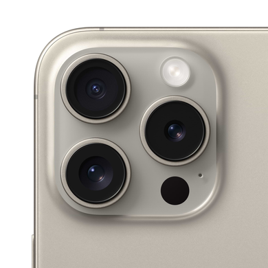 Смартфон Apple iPhone 15 Pro (MTUW43) 256GB Natural Titanium