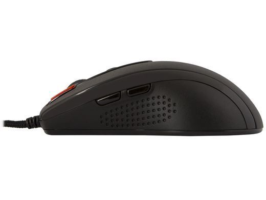 Миша A4Tech XL-750BK-B Black, Black, Ігрова, Дротова, 7, USB, 3600, 1.80 м, Пластик, 122 &times; 69 &times; 39 мм, Ергономічний для правої руки, Оптичний