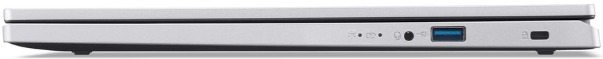 Ноутбук Acer Aspire Go 15 AG15-21P (NX.J8TEU.008) Silver, Aspire Go 15, Офіс, Навчання, Ryzen 3 7320U, AMD Ryzen 3, 4, SSD, 256 ГБ, Інтегрована, AMD Radeon 610M, Інтегрована, LPDDR5, 8 ГБ, 5500 МГц, 15.6", 1920&times;1080, IPS, 250 ніт, 60 Гц, USB-C; USB-C; HDMI 2.1, 48 Вт&middot;год