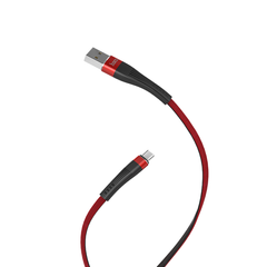Cable HOCO MicroUSB U39 Slender 1.2m Black/Red