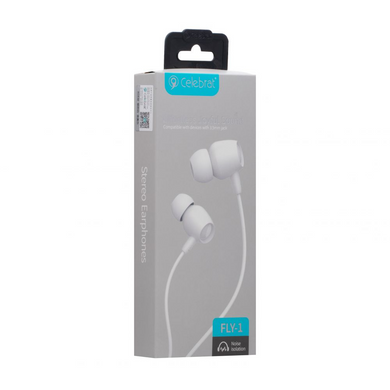 Навушники Celebrat FLY-1 White