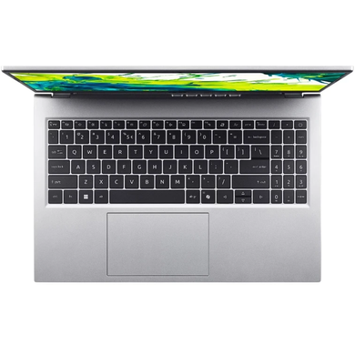 Ноутбук Acer Aspire Go 15 AG15-72P-56D7 (NX.JSVEU.007) Silver, Aspire Go 15, Офіс, Навчання, Core 5 120U, Intel Core 5, 10, SSD, 1 ТБ, Інтегрована, Intel Iris Xe Graphics, Інтегрована, DDR4, 32 ГБ, 3200 МГц, 15.6", 1920&times;1080, IPS, 250 ніт, 60 Гц, USB-A; USB-A; USB-C; HDMI; LAN, 53 Вт&middot;год
