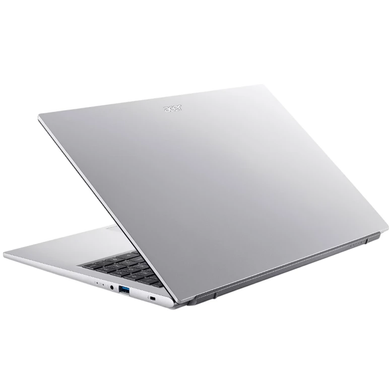 Ноутбук Acer Aspire Go 15 AG15-72P-56D7 (NX.JSVEU.007) Silver, Aspire Go 15, Офіс, Навчання, Core 5 120U, Intel Core 5, 10, SSD, 1 ТБ, Інтегрована, Intel Iris Xe Graphics, Інтегрована, DDR4, 32 ГБ, 3200 МГц, 15.6", 1920&times;1080, IPS, 250 ніт, 60 Гц, USB-A; USB-A; USB-C; HDMI; LAN, 53 Вт&middot;год