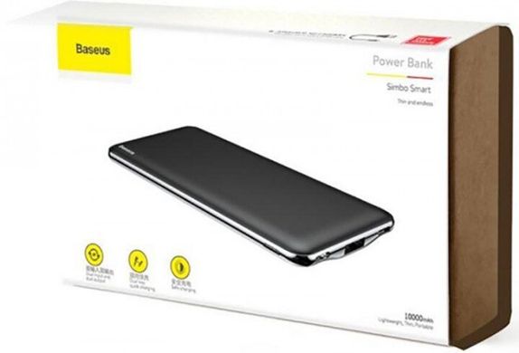 Power Bank Baseus PPALL-QB01 Simbo Smart 10000mAh Black