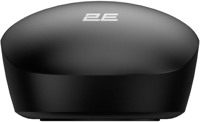 Миша 2E MF405 Black, Black, Офісна, Дротова, 4, USB, 1600, 1.50 м, Пластик, 110 &times; 62 &times; 38 мм, Симетричний, Оптичний