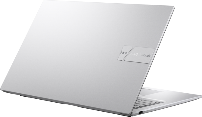 Ноутбук Asus Vivobook 17 X1704VA-AU663 (90NB10V1-M00SM0) Cool Silver, Silver, Vivobook 17, Офіс, Навчання, Intel U300, Intel Core i3, 5, SSD, 512 ГБ, Інтегрована, Intel UHD Graphics, Інтегрована, DDR4, 16 ГБ, 3200 МГц, 17.3", 1920&times;1080, IPS, 250 ніт, 60 Гц, USB-A; USB-A; USB-C; HDMI, 50 Вт&middot;год