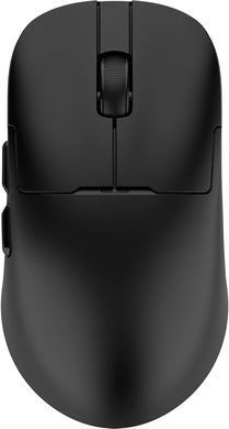 Миша бездротова Ajazz AJ159P MC Black (AJ159P-MC-B), Ігрова, Бездротова, 6, USB; 2.4 ГГц; Bluetooth, 12000, ABS-пластик, 118.3 &times; 63 &times; 37.7 мм, Симетричний, Оптичний