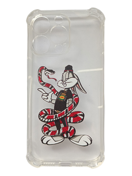 Накладка iPhone 13Pro Corner 0.8 Bugs Bunny Clear