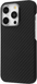 Накладка iPhone 16Pro Proove Carbon Slim Full MagSafe Black, Black, Накладка, Iphone 16 Pro