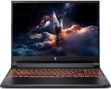 Ноутбук ACER Nitro V 16 AI ANV16-42-R2LB (NH.U1KEU.007), Nitro V 16 AI, Геймінг, Ryzen 5 240, AMD Ryzen 5, 6, SSD, 512 ГБ, Дискретна, GeForce RTX 3050, 6 ГБ, DDR5, 16 ГБ, 5600 МГц, 16", 1920&times;1200, IPS, 300 ніт, 180 Гц, USB-A; USB-A; USB-A; USB4; HDMI; LAN, 76 Вт&middot;год