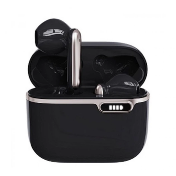 Bluetooth Earphones WALKER WTS-55 Black, TWS (вкладиші), 3.5 год, Повсякденне, USB-C, Bluetooth, 5.1, Є, Немає