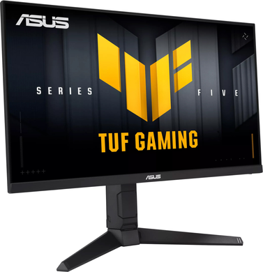 Монітор Asus 24.5" TUF Gaming VG259QMRL5A (90LM0BQ0-B01O71) IPS Black 310Hz, Геймінг, 1920&times;1080, 24.5", 310 Гц, IPS, W-LED, TUF Gaming, 8 біт, 16:9, Кут нахилу 90 градусів; Регулювання кута нахилу; Регулювання висоти, Плаский, HDMI, DisplayPort, 3.5 мм audio, 100&times;100, Матове, 1 мс