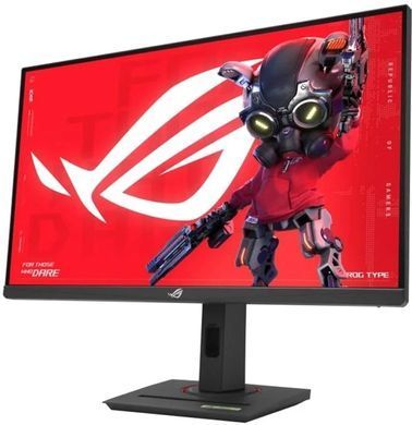 Монітор Asus 27" ROG Strix XG27ACMS (90LM0BE0-B01171) IPS Black, Геймінг, 2560&times;1440, 27", 320 Гц, Fast IPS, W-LED, ROG Strix, 10 біт, 16:9, Кут нахилу 90 градусів; Регулювання кута нахилу; Регулювання висоти, Плаский, USB-C, HDMI, DisplayPort, 3.5 мм audio, 100&times;100, Матове, 1 мс