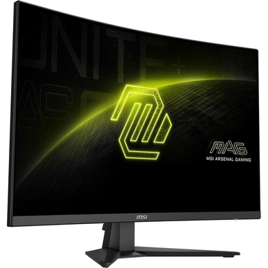 Монітор MSI 31.5" MAG 321CQF E18 VA Black Curved 180Hz, 2560&times;1440, 31.5", 180 Гц, VA, W-LED, MAG, 10 біт, 16:9, Регулювання кута нахилу, Вигнутий, DisplayPort, 3.5 мм audio, 2&times;HDMI, 100&times;100, Матове, 0.5 мс