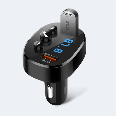 FM-модулятор XO BCC-03 18W QC3.0 Black