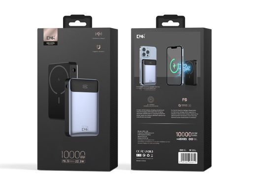 Power Bank King Power WPG-108 22.5W PD/QC3.0 10000mAh MagSafe Blue