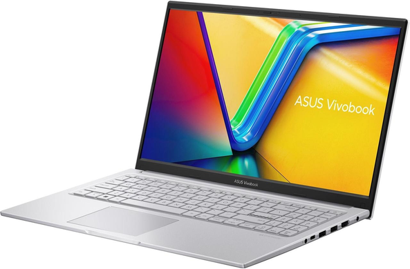 Ноутбук Asus Vivobook 15 X1504VA-BQ2091 (90NB10J2-M02ND0) Cool Silver, Silver, Vivobook 15, Офіс, Навчання, Core i5-1334U, Intel Core i5, 10, SSD, 512 ГБ, Інтегрована, Intel Iris Xe Graphics, Інтегрована, DDR4, 16 ГБ, 3200 МГц, 15.6", 1920&times;1080, IPS, 250 ніт, 60 Гц, USB-A; USB-A; USB-C; HDMI, 50 Вт&middot;год