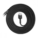 Cable Baseus TYPE-C CATKLF-BG1 kevlar 2m Black