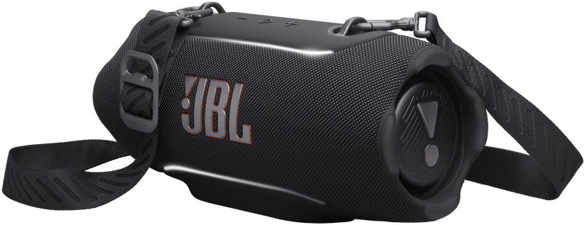 Колонка Bluetooth JBL Xtreme 5 Black, Black, Bluetooth, USB-C, Акумулятор, 130 Вт, До 28 годин, Auracast, JBL Portable App, AI Sound Boost, Smart EQ, Lossless Audio Playback, Вбудований павербанк, Плечовий ремінь, Підсвітка, IP68