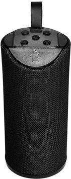 Колонка Bluetooth Grunhelm GW-851B Black, Black, Bluetooth, AUX, USB, TF-карта, FM-радіо, Акумулятор, 6 Вт, До 4 годин, FM-радіо, Можливість підвішування