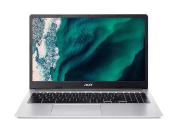Ноутбук Acer Chromebook 315 CB315-4HT-C09F (NX.KBAEU.001) Silver, Chromebook 315, Офіс, Навчання, Celeron N4500, Intel Celeron, 2, eMMC, 128 ГБ, Інтегрована, Intel UHD Graphics, Інтегрована, LPDDR4X, 8 ГБ, 2933 МГц, 15.6", 1920&times;1080, IPS, 250 ніт, 60 Гц, USB-A; USB-A; USB-C; USB-C, 48 Вт&middot;год