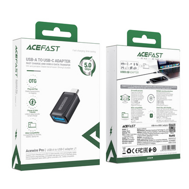 OTG Acefast J1 Type-C Black