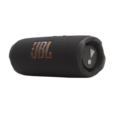 Колонка Bluetooth JBL Flip 7 Black, Black, Bluetooth, USB-C, Акумулятор, 25 Вт + 10 Вт, До 14 годин, Auracast, JBL Portable App, AI Sound Boost, PushLock, Захист від падінь, Lossless Audio Playback через USB-C, IP68